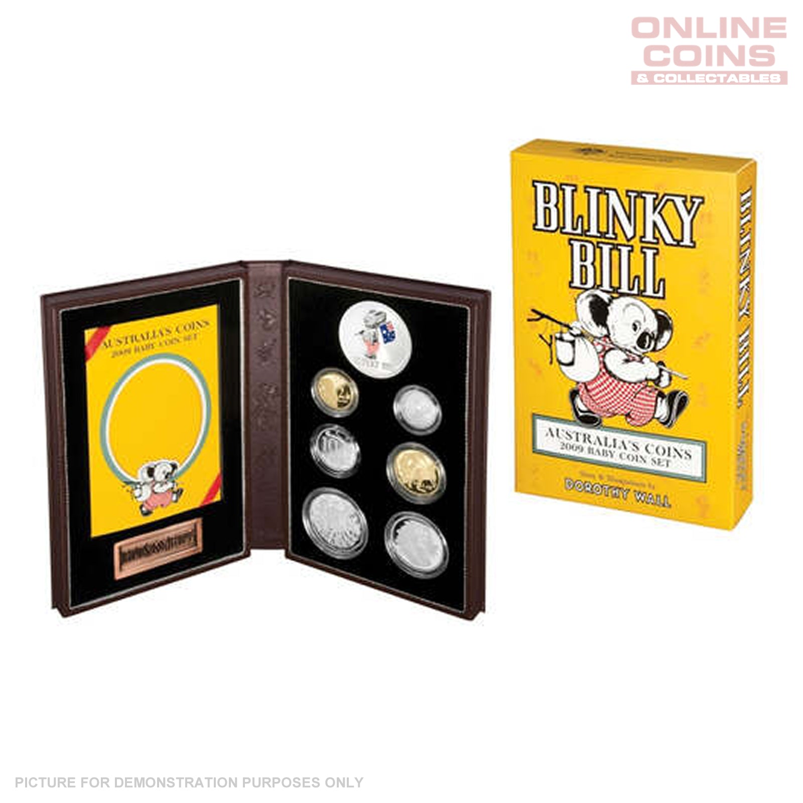 2009 Royal Australian Mint Baby PROOF Coin Set - Blinky Bill